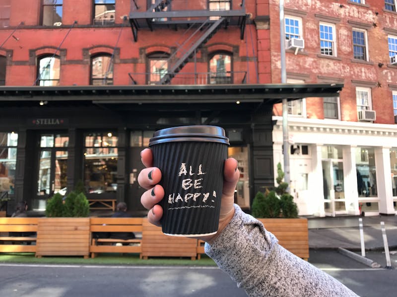 Menus Laughing Man Coffee Company